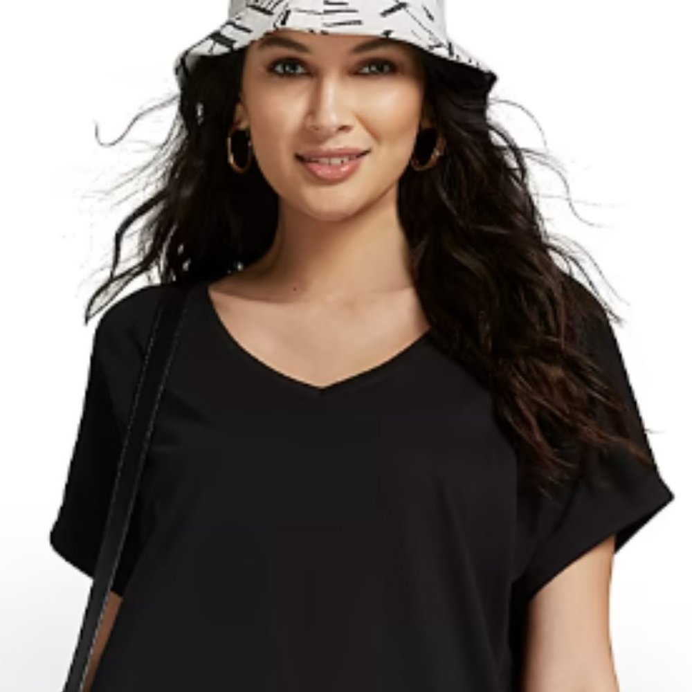 NY&C V-Neck Perfect Tee Dress- XS (runs larger)